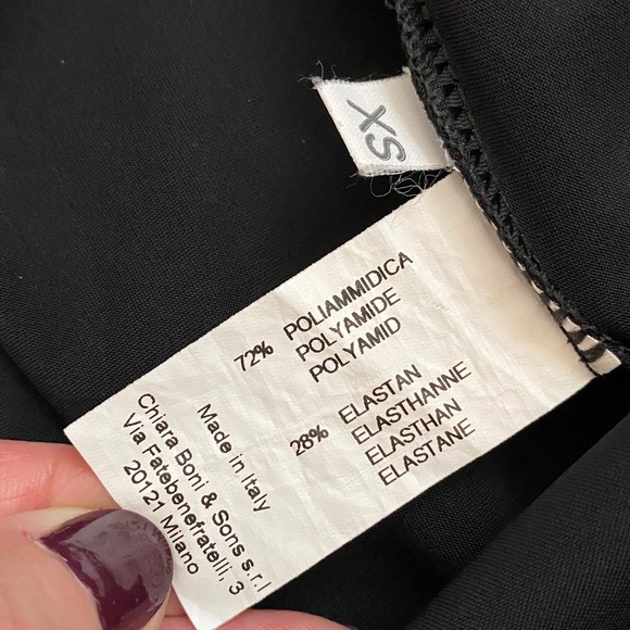 Chiara Boni La Petite‎ Robe Women Black Leisure Hildur No Belt Jumpsuit Sz XS - Picture 6 of 10